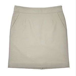 Banana Republic Cream Pencil Skirt